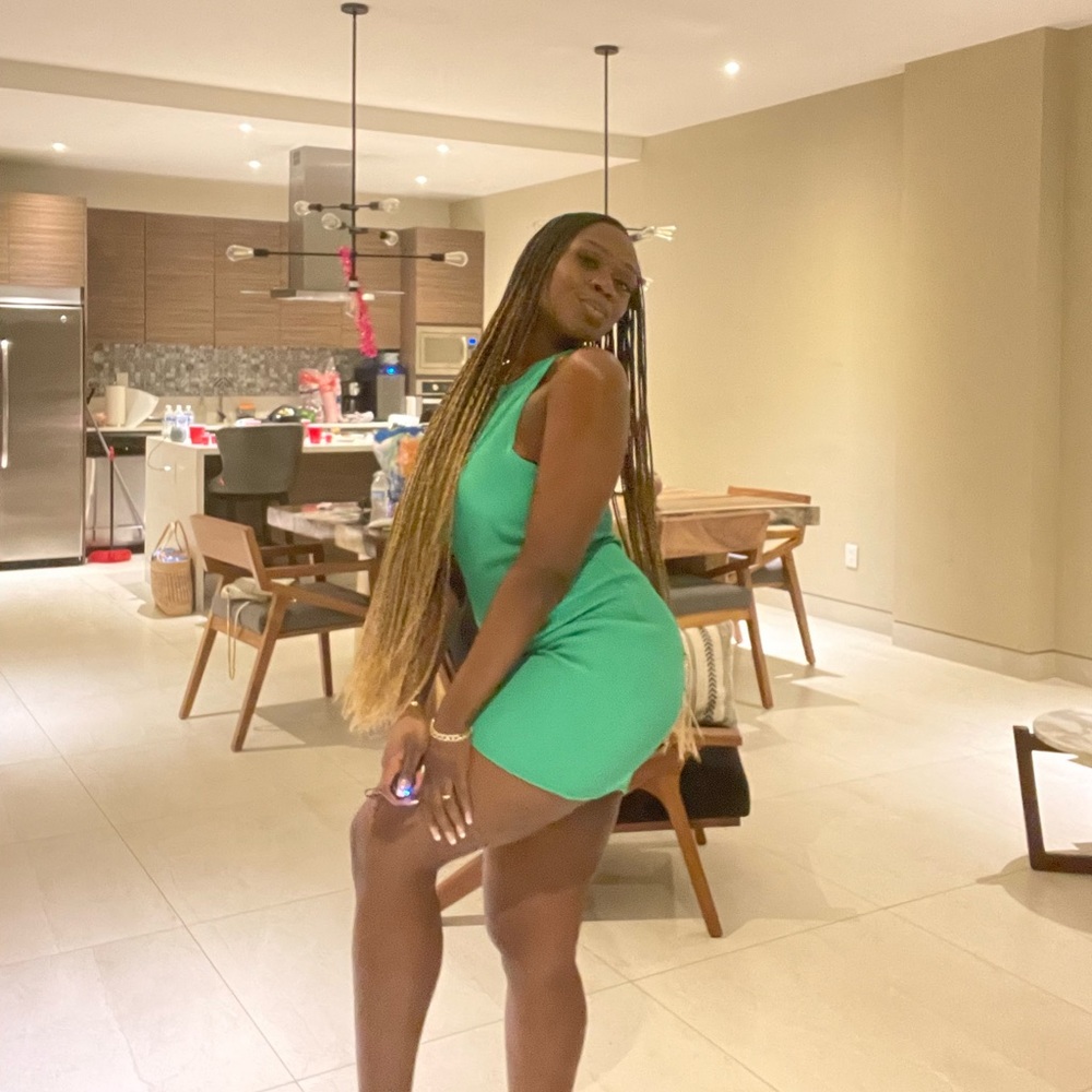 Green Racer Bodycon Dress - Picture 3 of 5